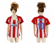 Women's Atletico Madrid #10 Oliver Home Soccer Club Jersey