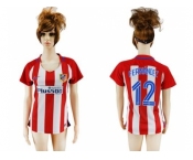Women's Atletico Madrid #12 Fernandez Home Soccer Club Jersey