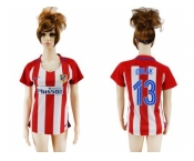 Women's Atletico Madrid #13 Oblak Home Soccer Club Jersey
