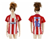 Women's Atletico Madrid #16 Correa Home Soccer Club Jersey
