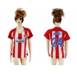 Women's Atletico Madrid #24 Gimenez Home Soccer Club Jersey