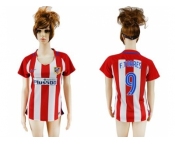 Women's Atletico Madrid #9 F.Torres Home Soccer Club Jersey