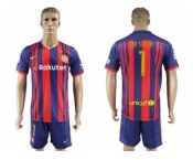 Barcelona #1 Ter Stegen Home Soccer Club
