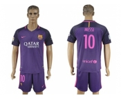 Barcelona #10 Messi Away Soccer Club Jerseyss