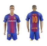 Barcelona #10 Messi Home Soccer Club Jerse