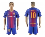 Barcelona #10 Messi Home Soccer Club Jerse