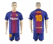 Barcelona #10 Messi Home Soccer Club Jersey