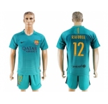 Barcelona #12 Rafinha Sec Away Soccer Club Jerseys