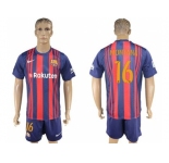 Barcelona #16 Montana Home Soccer Club Jerseys