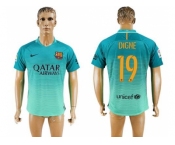 Barcelona #19 Digne Sec Away Soccer Club Jerseyss