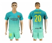 Barcelona #20 Roberto Sec Away Soccer Club Jersey