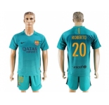 Barcelona #20 Roberto Sec Away Soccer Club Jerseys