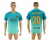 Barcelona #20 Roberto Sec Away Soccer Club Jerseyss