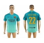 Barcelona #22 Aleix Vidal Sec Away Soccer Club Jersey