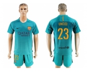 Barcelona #23 Umtiti Sec Away Soccer Club Jerseys