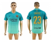 Barcelona #23 Umtiti Sec Away Soccer Club Jerseyss