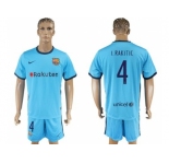 Barcelona #4 I.Rakitic Away Soccer Club Jerse