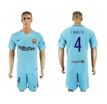 Barcelona #4 I.Rakitic Away Soccer Club Jerseys