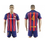 Barcelona #4 I.Rakitic Home Soccer Club