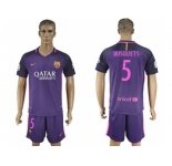 Barcelona #5 Busquets Away Soccer Club Jerseys