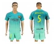 Barcelona #5 Busquets Sec Away Soccer Club Jersey