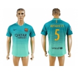 Barcelona #5 Busquets Sec Away Soccer Club Jerseys