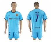 Barcelona #7 Arda Away Soccer Club Jersey.