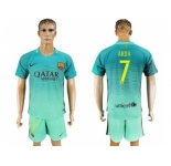 Barcelona #7 Arda Sec Away Soccer Club Jersey