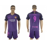 Barcelona #9 Suarez Away Soccer Club Jerseyss