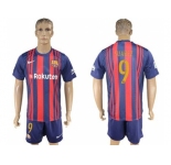 Barcelona #9 Suarez Home Soccer Club