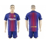 Barcelona Blank Home Soccer Club Jersey.
