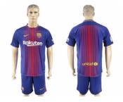 Barcelona Blank Home Soccer Club Jersey..