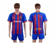 Barcelona Blank Home Soccer Club Jerseys