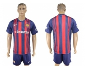 Barcelona Blank Home Soccer Club Jerseyss