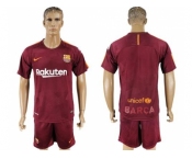 Barcelona Blank Sec Away Soccer Club Jersey