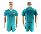 Barcelona Blank Sec Away Soccer Club Jerseys