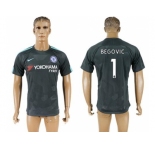 Chelsea #1 Begovic Black Soccer Club Jersey