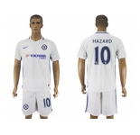 Chelsea #10 Hazard Away Soccer Club Jerseys.