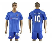 Chelsea #10 Hazard Home Soccer Club Jerseys..