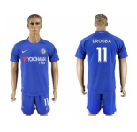 Chelsea #11 Drogba Home Soccer Club Jersey