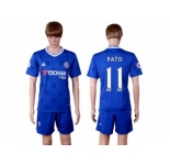 Chelsea #11 Pato Home Soccer Club Jerseys