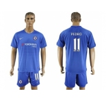 Chelsea #11 Pedro Home Soccer Club Jerseys