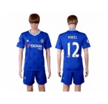 Chelsea #12 Mikel Home Soccer Club Jerseys
