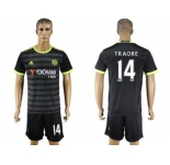 Chelsea #14 Traore Away Soccer Club Jersey