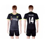 Chelsea #14 Traore Away Soccer Club Jerseys