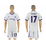 Chelsea #17 Pedro White Soccer Club Jersey