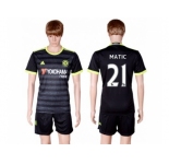 Chelsea #21 Matic Away Soccer Club Jerseys
