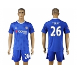 Chelsea #26 Terry Home Soccer Club Jerseys