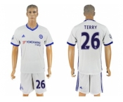 Chelsea #26 Terry White Soccer Club Jersey