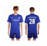 Chelsea #28 Azpilicueta Home Soccer Club Jersey